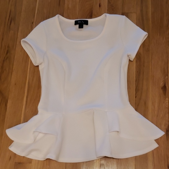 BCX PEPLUM TOP - Picture 1 of 4